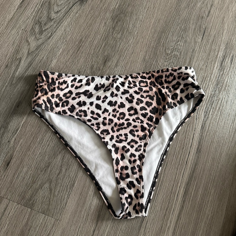 Leopard Print Bikini Bottoms